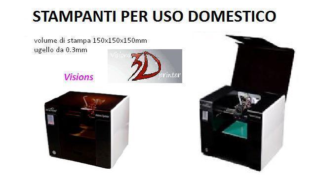 Nuova linea Visions, volume di stampa 150x150x150mm, 947 Euro